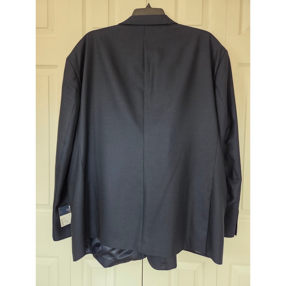 Stafford Travel Blazer Big & Tall Mens 60 Blue NWT $190 - Picture 4 of 9